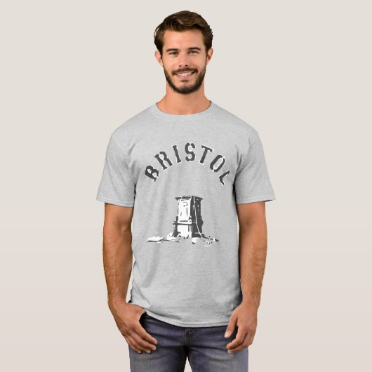 banksy t shirt bristol (Voorkant volledig)