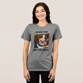 banktijd Tri-Blend shirt (Voorkant volledig)