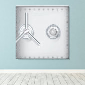 Bankveiligheid Canvas Afdruk (Insitu (Houten vloer))