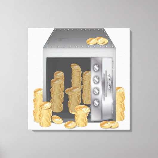 Bankveiligheid Canvas Afdruk (Voorkant)