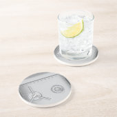 Bankveiligheid Zandsteen Onderzetter (Zijkant)