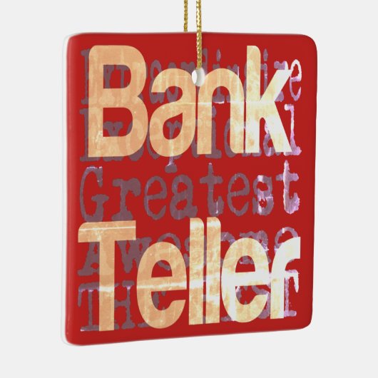 Bankverkoper Extraordinaire Keramisch Ornament (Rechts)