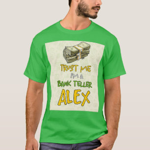 Bankverkoper Probleem Vertrouw me dollar T-shirt