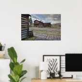 Bannack Ghost Town Mainstreet 2 - Montana Poster (Thuiskantoor)