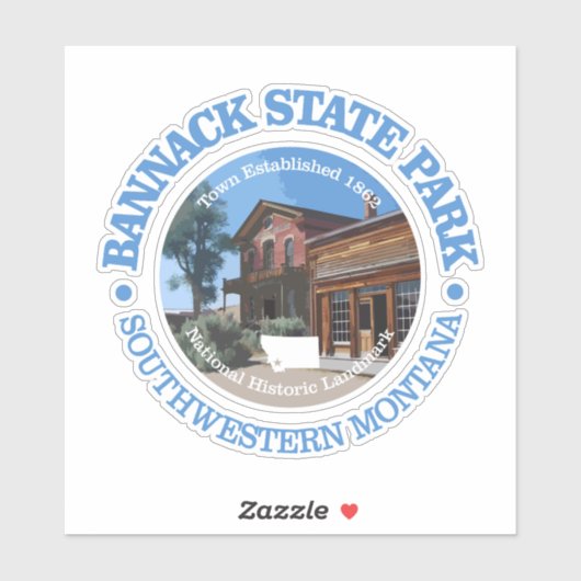 Bannack State Park Sticker (Vel)