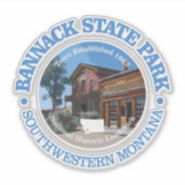 Bannack State Park Sticker (Voorkant)