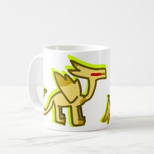 Bannanna vagar-mok koffiemok (Voorkant links)