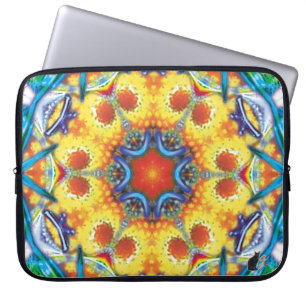 BannaPuddin Kaleidoscoop Laptophoes Laptop Sleeve