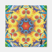 Bannapuddin kaleidoscoop magneet (Voorkant)