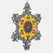 BannaPuddin Kaleidoscope Snowflake Ornament (Links)