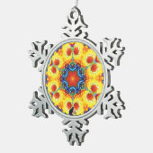 BannaPuddin Kaleidoscope Snowflake Ornament (Rechts)