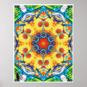 Bannapuddin Kinetic Collage Kaleidoscoop Poster