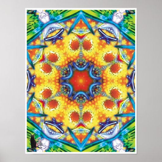 Bannapuddin Kinetic Collage Kaleidoscoop Poster (Voorkant)