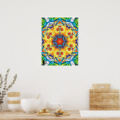Bannapuddin Kinetic Collage Kaleidoscoop Poster (Keuken)