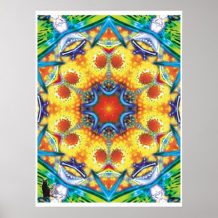 Bannapuddin Kinetic Collage Kaleidoscoop Poster