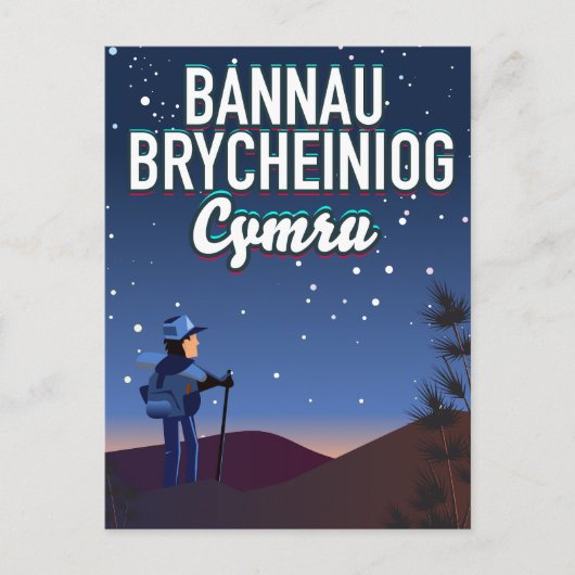 Bannau Brycheiniog Cymru Briefkaart (Voorkant)