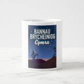 Bannau Brycheiniog Cymru Grote Koffiekop (Voorkant)