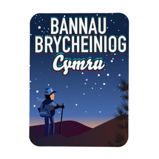 Bannau Brycheiniog Cymru Magneet (Verticaal)