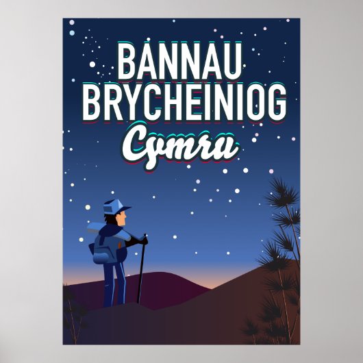 Bannau Brycheiniog Wales Poster (Voorkant)
