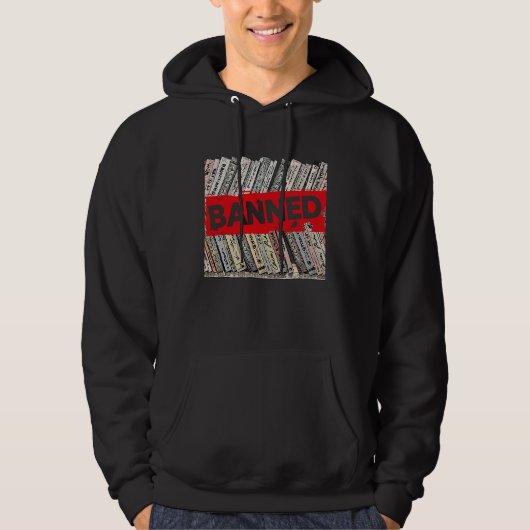 Banned Books  Book Readers I Read Banned Books Quo Hoodie (Voorkant)