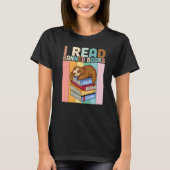 Banned Books Bookworm I Read Banned Books T-shirt (Voorkant)