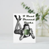 Banned Books Postcard Briefkaart (Staand voorkant)