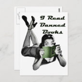 Banned Books Postcard Briefkaart (Voorkant / Achterkant)