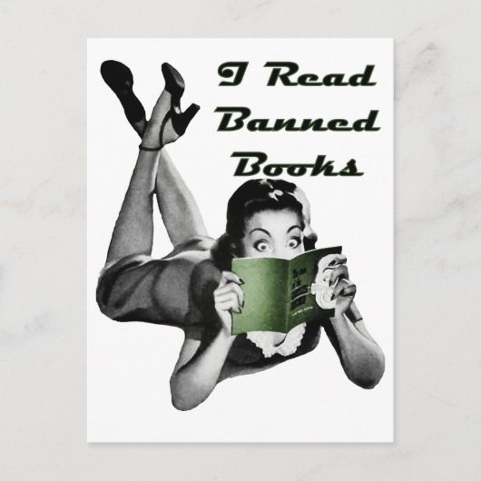 Banned Books Postcard Briefkaart (Voorkant)