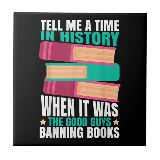 Banned Books Quote Banned Books Quote Tegeltje (Voorkant)