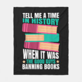 Banned Books Quote Fleece Deken (Voorkant)