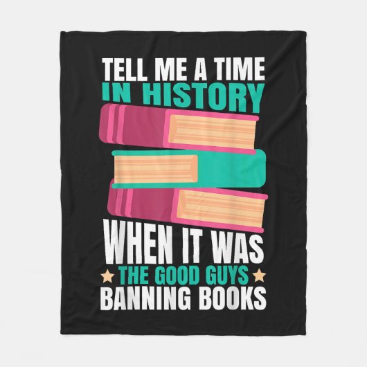 Banned Books Quote Fleece Deken (Voorkant)