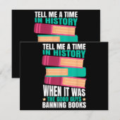 Banned Books Quote Save The Date (Voorkant / Achterkant)