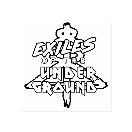 Bannelingen van de ondergrondse stempel (Afrduk)