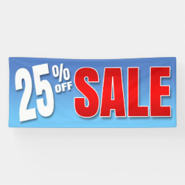 BANNER 25% VAN VERKOOP