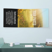 Banner 2,5x8 Verticaal Afbeelding en Sjabloon teks (Beurs)