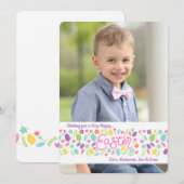 Banner 2 van Pasen de Kaart van de Vakantie van de (Voorkant / Achterkant)