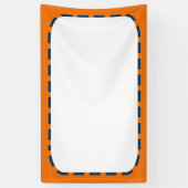 BANNER 3X5-ft SJABLOON - TEKST MET PHOTO IMG eenvo (Verticaal)