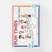 Banner aanpassen - Kinderopvang  (Verticaal)