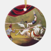 Banner Act  Circus Art Keramisch Ornament (Voorkant)