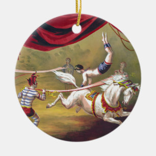 Banner Act  Circus Art Keramisch Ornament