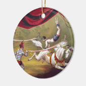 Banner Act  Circus Art Keramisch Ornament (Links)