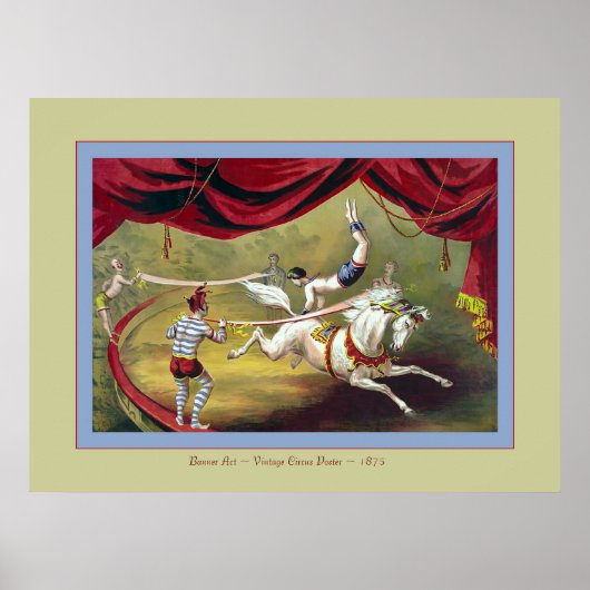 Banner Act ~  Circus Poster (Voorkant)
