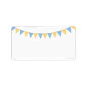 Banner-adreslabel Etiket (Voorkant)