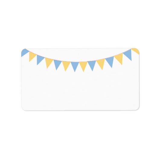 Banner-adreslabel Etiket (Voorkant)