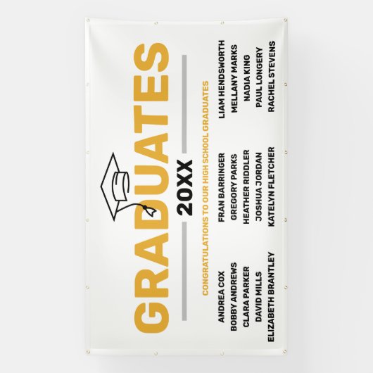 Banner Afstuderen van het middelbaar nabuurschap (Verticaal)