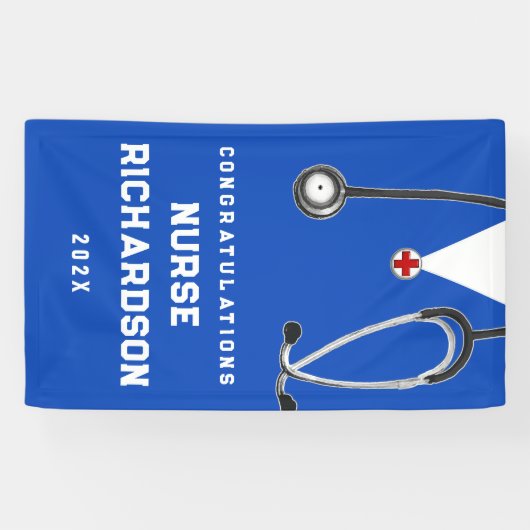 Banner Afstuderen van verpleegschool (Horizontaal)