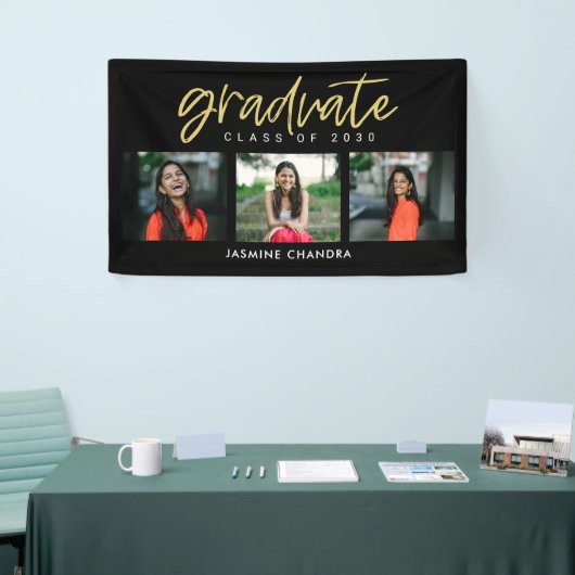 Banner Afstuderen voor Cool EDITABLE-KLEUR (Beurs)