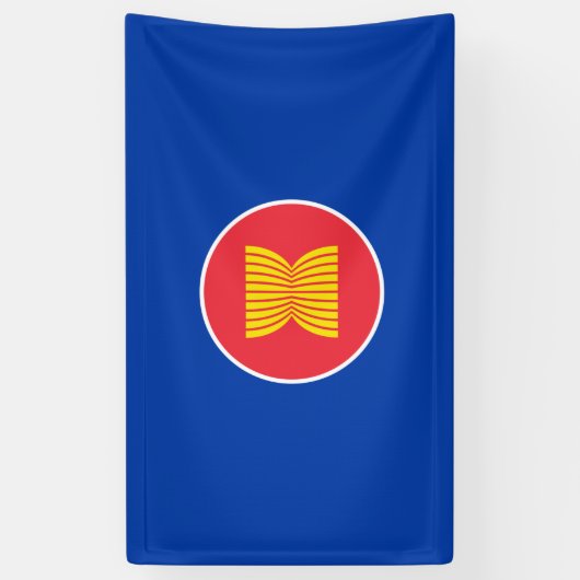 Banner Asean-vlag (Verticaal)