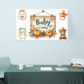 Banner-Autumn Baby shower Banner-3 x 5 ft Spandoek (Beurs)
