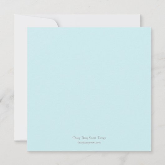 banner Baptism/Christening Uitnodiging (Achterkant)